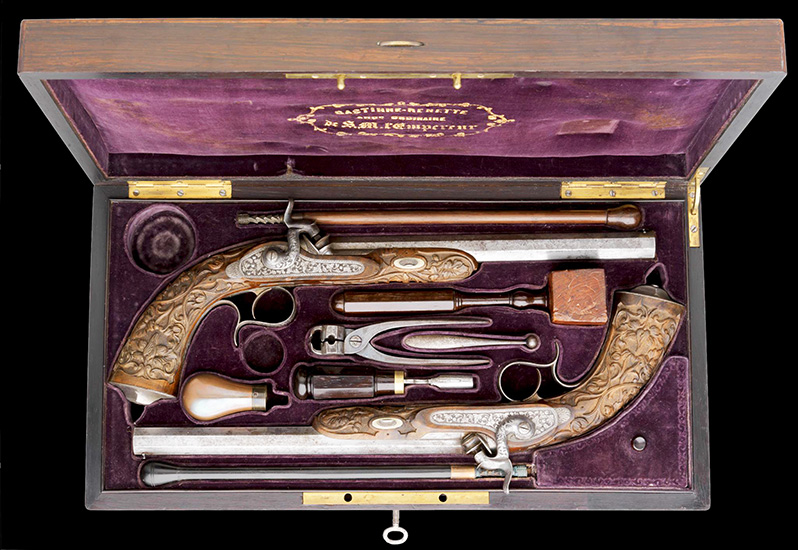 Gastinne Renette, Arq de l'Empereur à Paris - A pair of target pistols